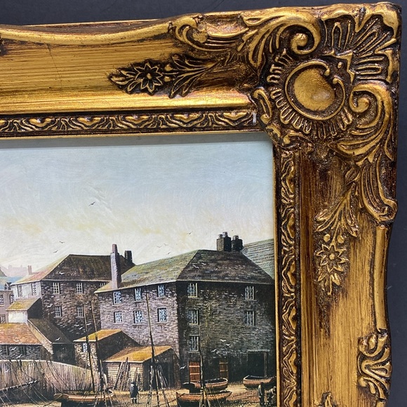 Kevin Platt Collection Painting of Port Isaac Framed Picture Art - Picture 5 of 17